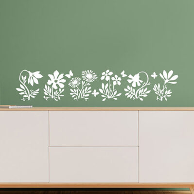 fiori adesivi da parete decorativi