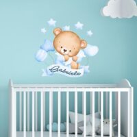 Carta da parati bambini Orsetto assonnato