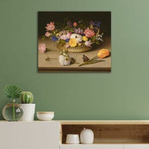 Quadro natura morta con fiori Flower Still Life