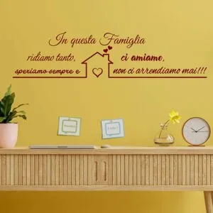 Decorazione da parete moderna in legno cartello da parete Welcome to Our Home Positive Wall Art