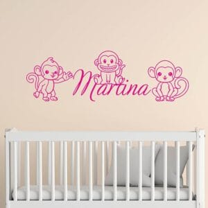 Stickers murali personalizzati per bambini adesivi con nome