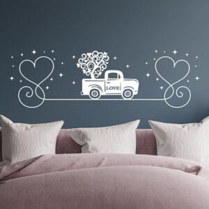 Wall stickers love camera da letto adesivi murali