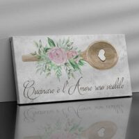 Quadro Decorativo Shabby Chic 23x33 Cm | Cornice Legno Chiaro Con Posate | Tema Culinario Per Cucina | Dining Room Vintage - 4