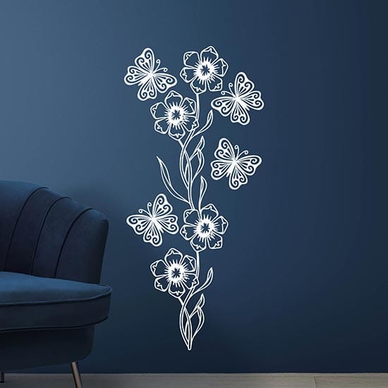 Adesivo Murale 'In This House...' - Decalcomania In Vinile Nero Opaco, Rimovibile, Per Pareti E Superfici, World Of Wall Art