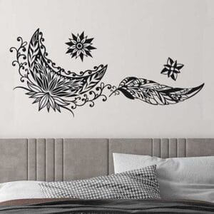 Stickers murali acchiappasogni testata letto adesiva