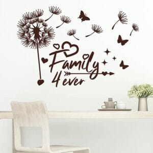 Adesivi da parete family for ever