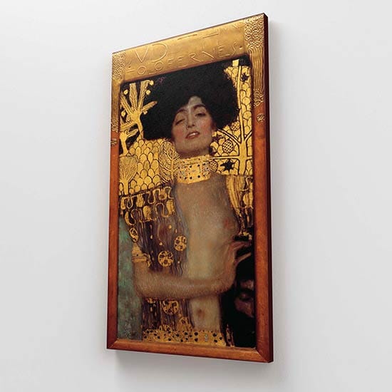 Quadro di Klimt Giuditta I riproduzione su tela