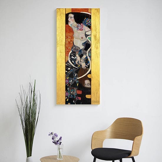Wandbild Auf Acrylglas | Gustav Klimt – Giuditta 2 | 70x140 Cm | Fertig Zum Aufhängen | Moderne Kunst Für Wohnzimmer & Büro