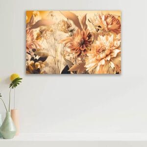 Stampa su tela con fiori arte moderna quadro soggiorno