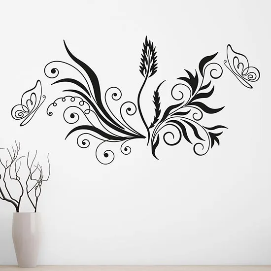 18 adesivi da parete in stile boho, stile moderno, stile boho, decorazione da parete con pellicola adesiva e bastone, per decorazione da parete in stile bohémien, per camera da letto, soggiorno