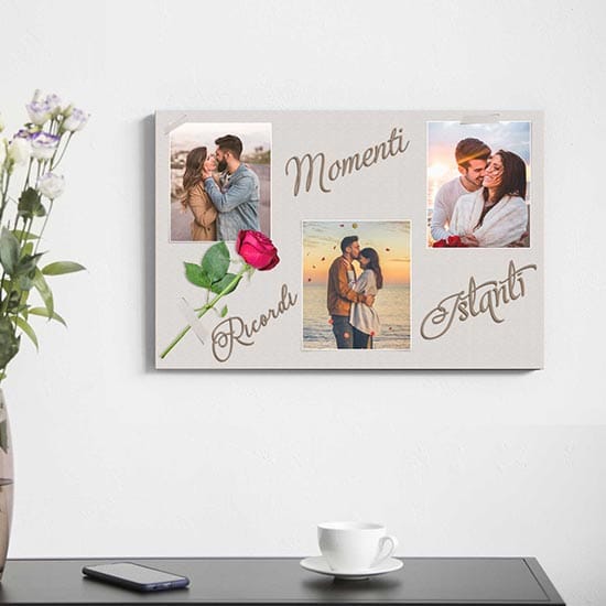 ARTEMISIA SERVICE Stampa Su Tela Personalizzata – Quadro Moderno Da Foto, Formato 40x160 Cm, Stampa Sui Bordi, Effetto 3D, Pronta Da Appendere, Regalo Unico - 2