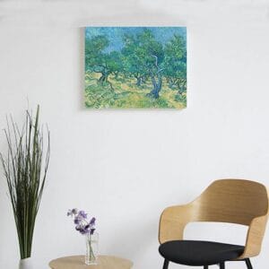 Quadro con Uliveto di Van Gogh su tela