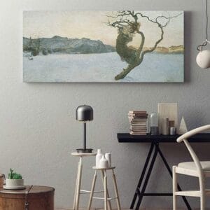 Riproduzione Le cattive madri di Segantini su tela