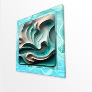 Arte moderna su quadro 3d decorativo su tela