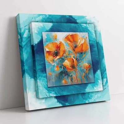 Quadro 3d arte moderna su tela