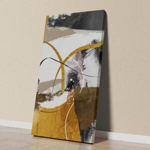 Stampa su tela con astrattismo moderno quadro verticale