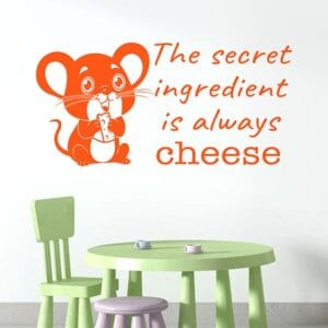 Frase adesiva per la parete della cucina stickers murali