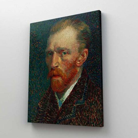 Quadro con autoritratto di Van Gogh