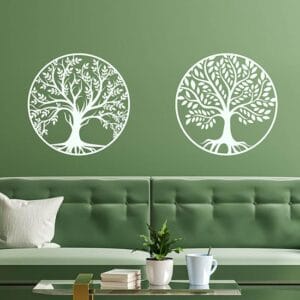 Decorazioni adesive da parete albero della vita stickers murali