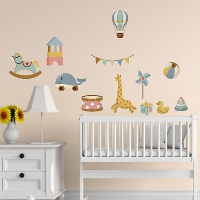 Decorazioni adesive da parete per bambini