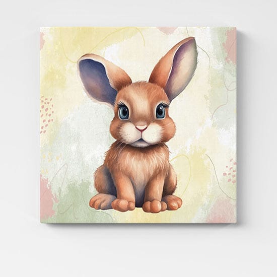 Poster Per Cameretta Bambini - Set 3 Pezzi 30x40 Cm, Coniglietto E Giraffa, Senza Cornice - Foto 6