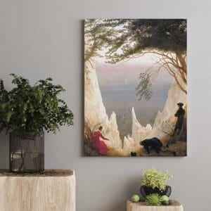 Quadro Le bianche scogliere di Rugen di Caspar David Friedrich