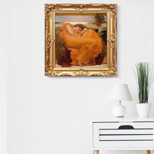 Quadro Avvampante Giugno fiammeggiante di Frederic Leighton