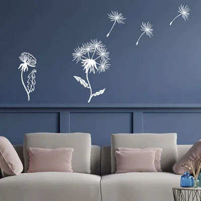 Soffioni adesivi murali bellissimi stickers