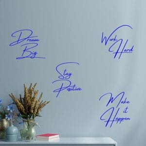 Frasi motivazionali adesive per ufficio adesivi murali