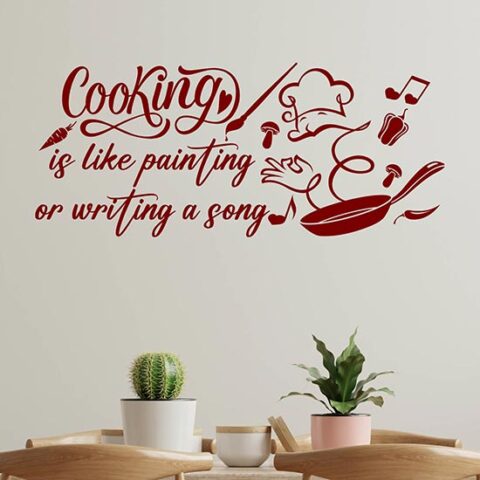 Scritte cucina adesive murali wall stickers