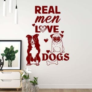 Scritte sui muri adesive per cani stickers murali