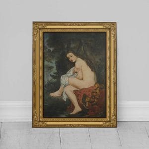 Quadro di Manet La Ninfa sorpresa stampa su tela