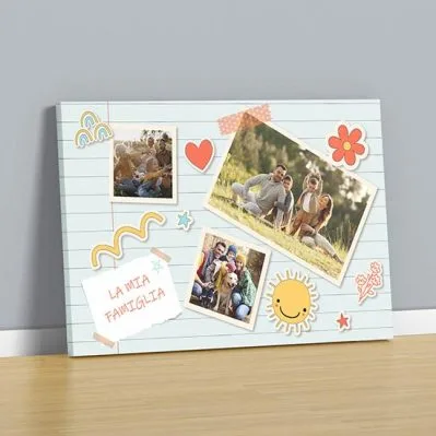Stampe artistiche da parete con citazioni sulla famiglia (set di