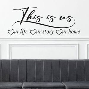 Adesivi murali con frasi da parete stickers