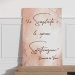 Stampa artistica da parete con scritta in lingua inglese