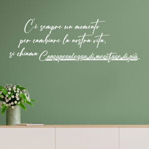 Adesivi murali frasi motivazionali di design stickers