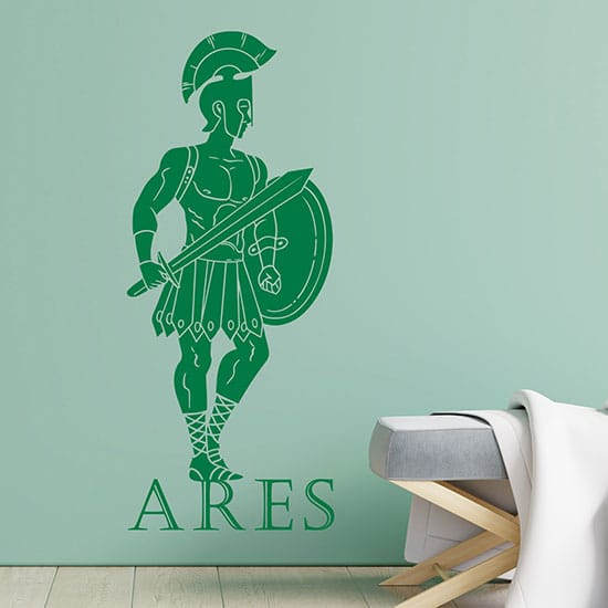 Adesivo da parete dio greco arte murale