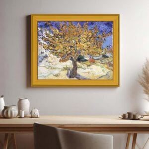 Quadro l'albero di gelso di Van Gogh stampato su tela
