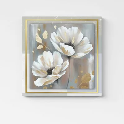 Quadro 3d con 2 stampe su tela