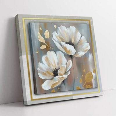 Quadro 3d con 2 stampe su tela sovrapposte