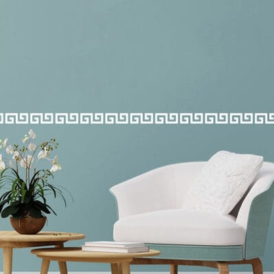 Greche decorative adesive murali stickers
