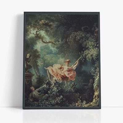 Quadro famoso l'Altalena di Fragonard per il soggiorno