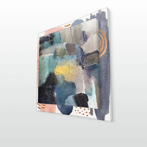 Quadro 3D con sovrapposizione di tele, un'opera d'arte moderna per soggiorni, uffici e spazi eleganti.