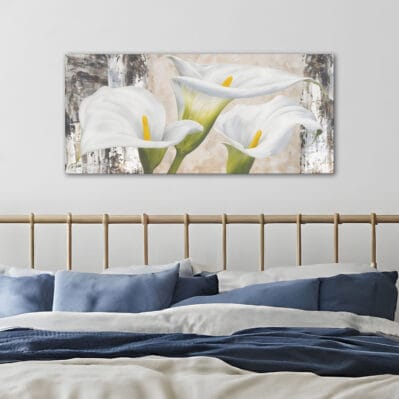 Purezza e armonia che sbocciano ogni giorno. Una carezza floreale per le tue pareti.