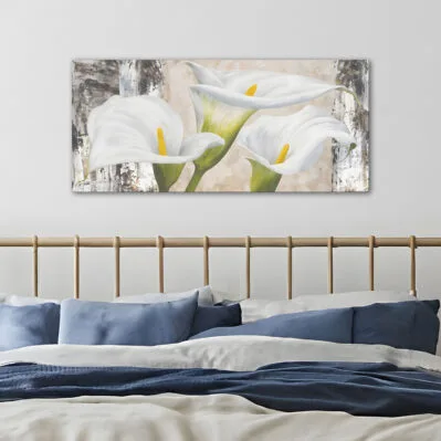 Purezza e armonia che sbocciano ogni giorno. Una carezza floreale per le tue pareti.