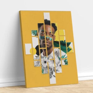 Quadro moderno stampato su tela con grafica originale inviata dal cliente – Formato 60x40