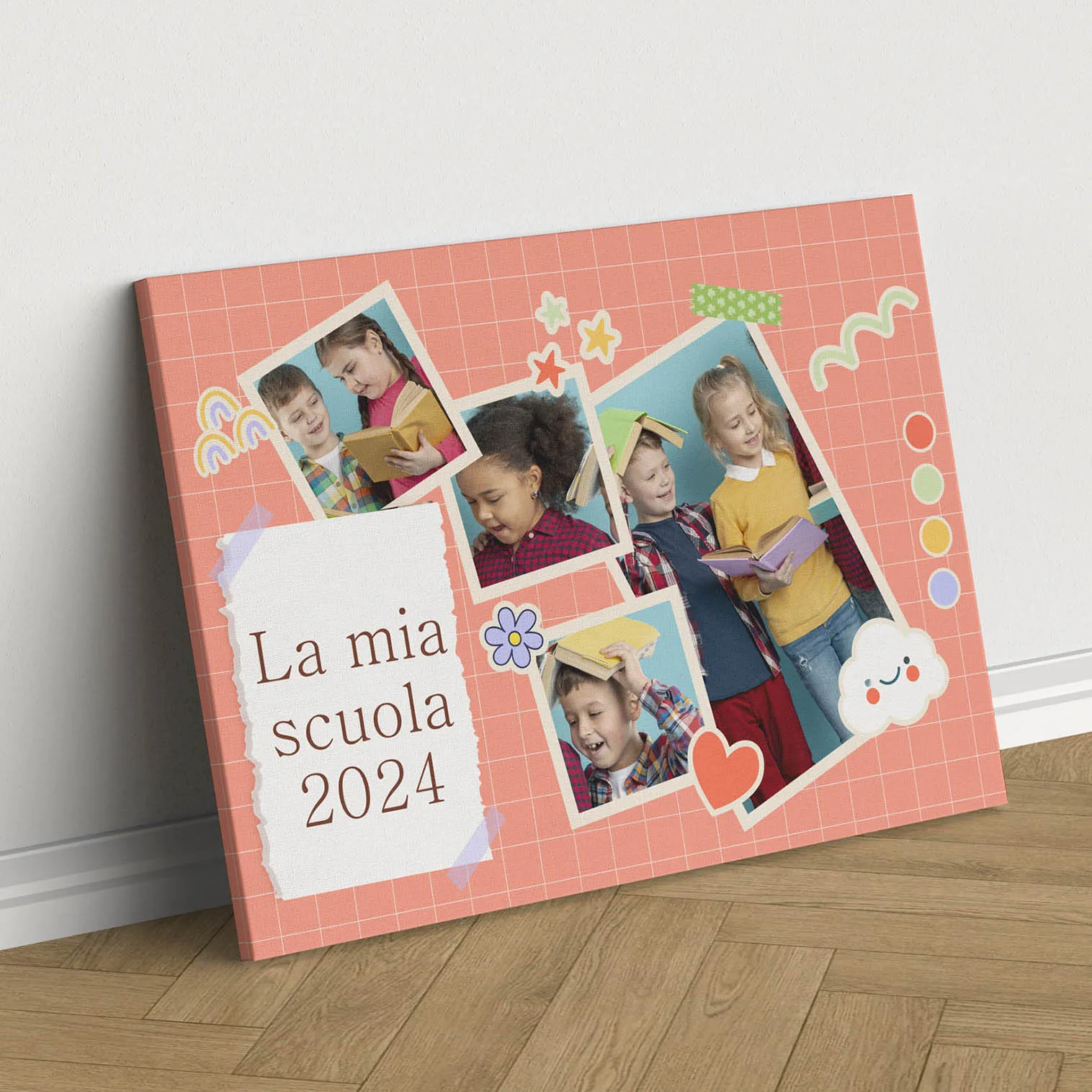 1 pezzo Stampa su tela personalizzata con foto - SHEIN ALIA