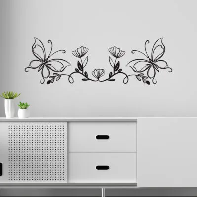 farfalle decorazione adesiva da parete