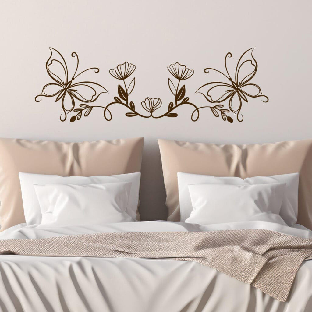 Adesivi Murali Farfalle Wandtattoo-Loft - Set Da 13 Pezzi In Vinile, 49 Colori Tra Cui Scegliere (bianco) - 3