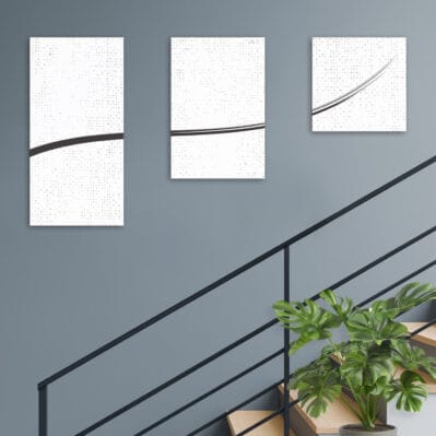 Quadri da soggiorno moderni astratti con design elegante per arredare pareti contemporanee.